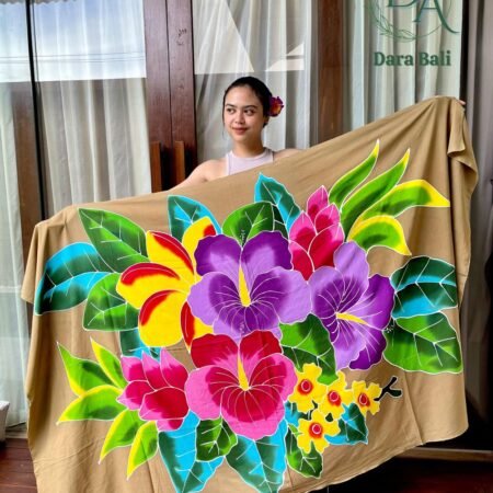 Hand Painted Colorfull Sarong by Darabali