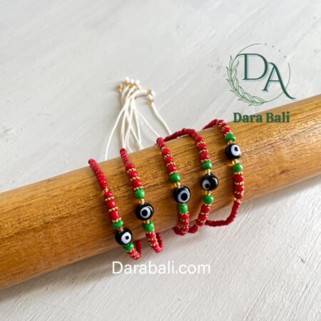 Cat Eye Bracelet Color Red by Darabali
