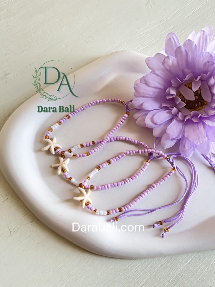 twinkle Star Bracelet Color Purple by darabali