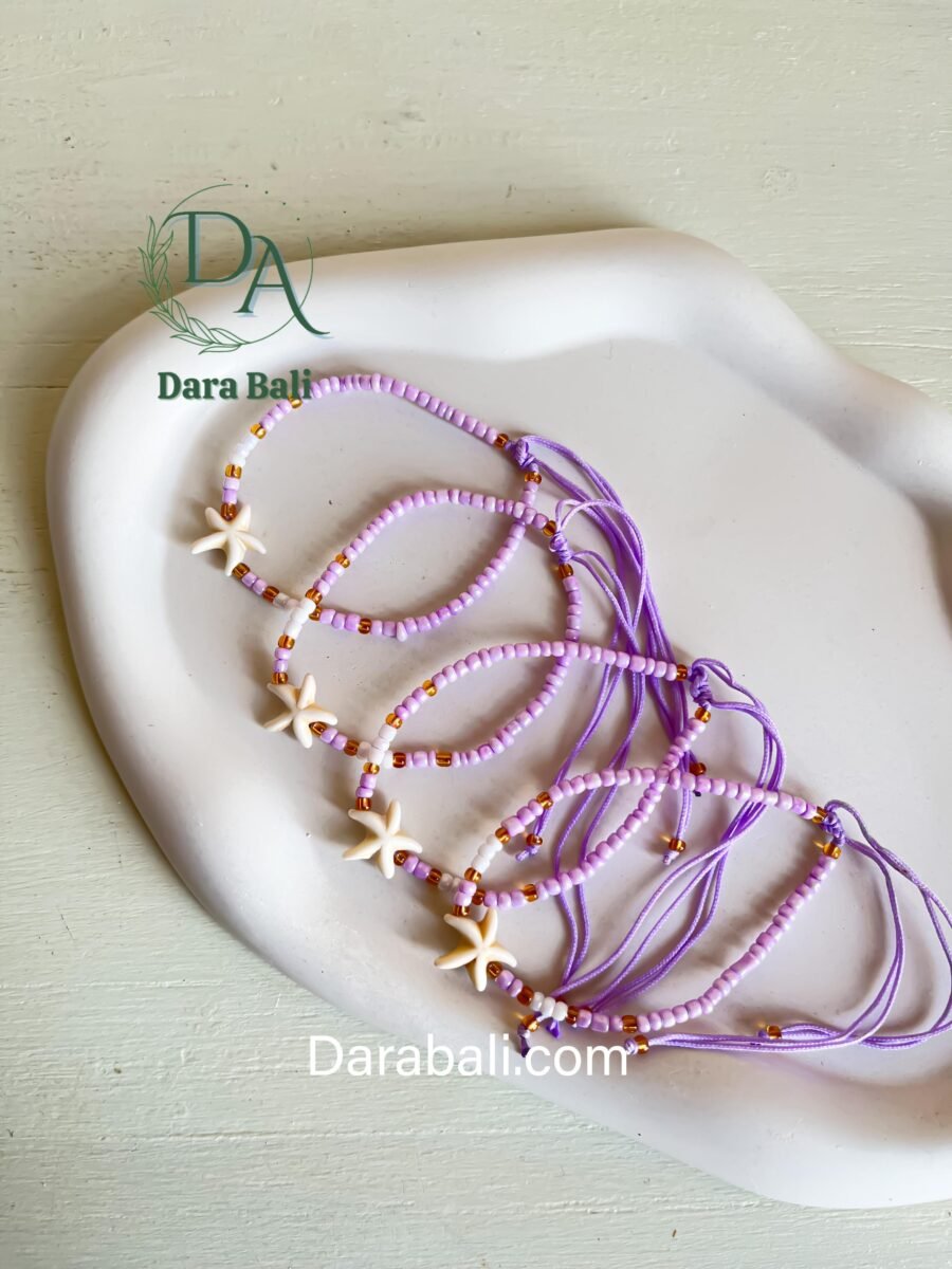 Twinkle Star Bracelet Color Purple by Darabali
